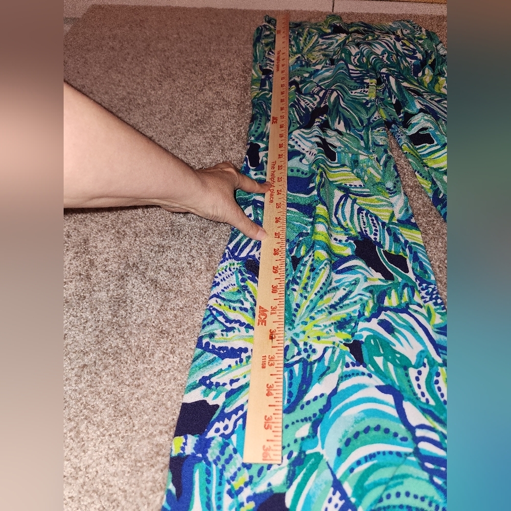 Lilly Pulitzer's Islamorada Beach Palazzo Pants size‎ small, blue, green & white - Picture 6 of 12